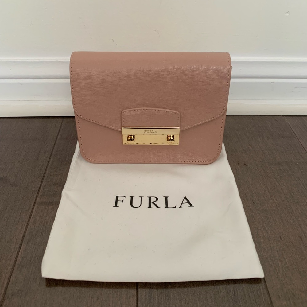 Authentic Pink Furla Mini Metropolis Bag | Mini crossbody Bag | Small purse